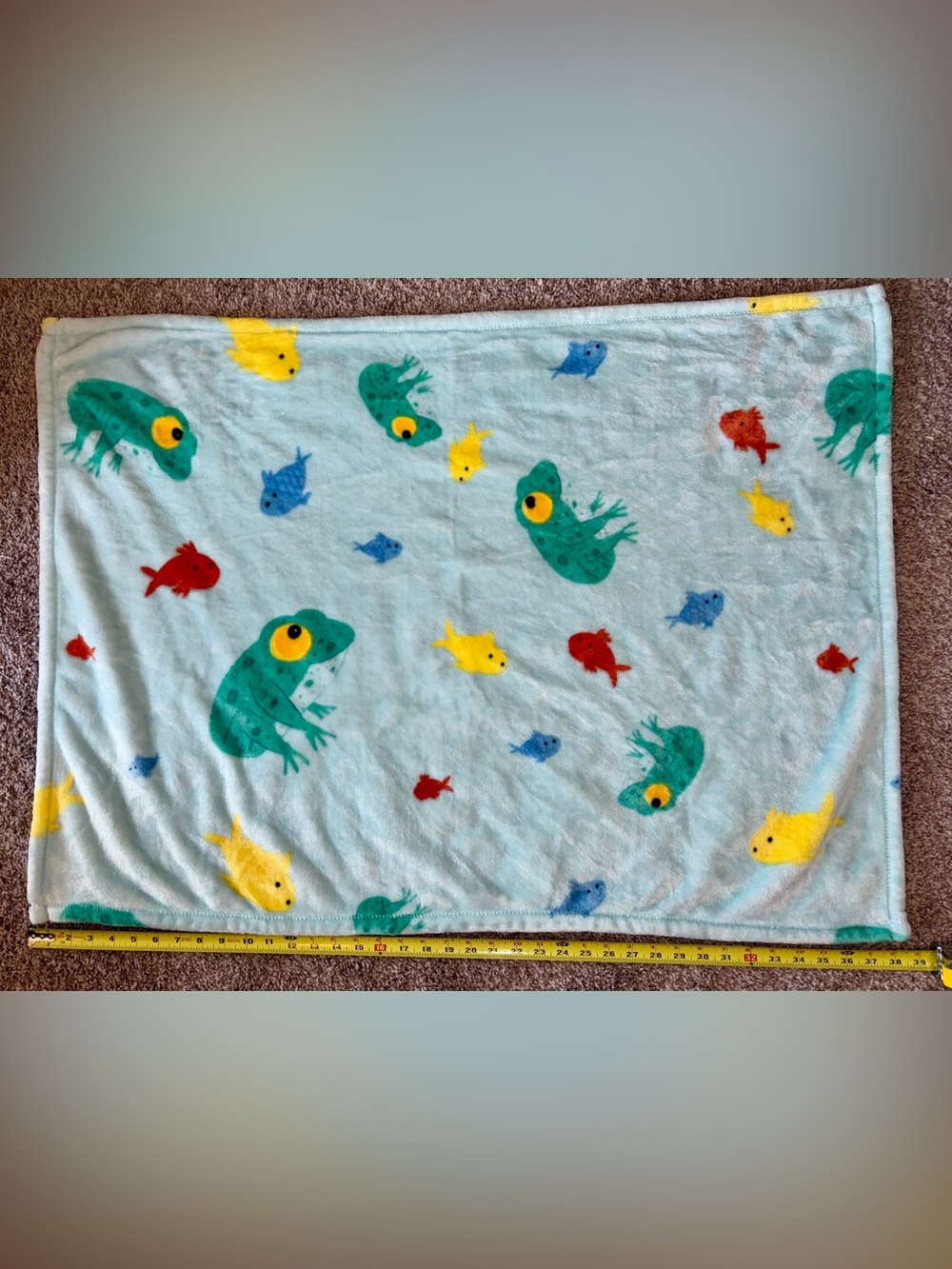 Binks and Books Baby Blanket Down By The Bay